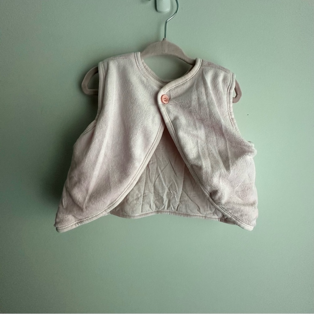 Soft Pink Sleeveless Vest 12M
